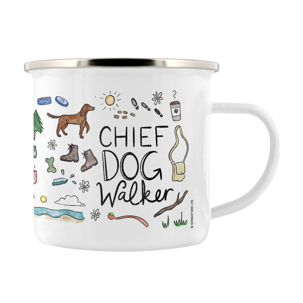 Dog walker hot sale mug