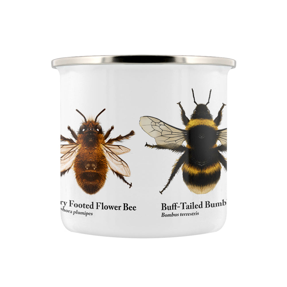 Bee Quartet Enamel Mug