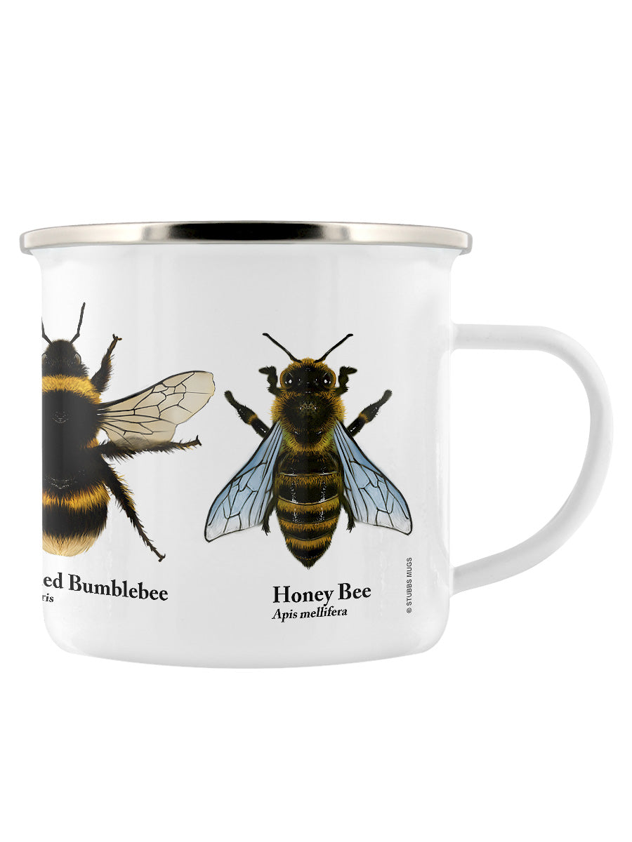 Bee Quartet Enamel Mug