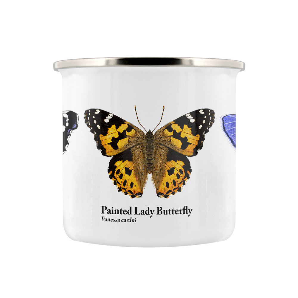 Butterfly Trio Enamel Mug