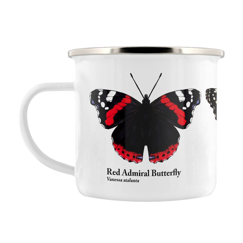 Butterfly Trio Enamel Mug