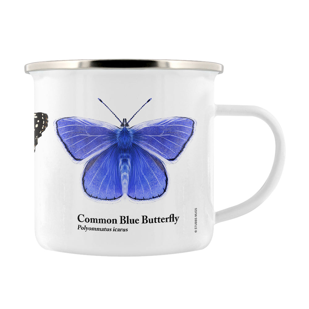 Butterfly Trio Enamel Mug