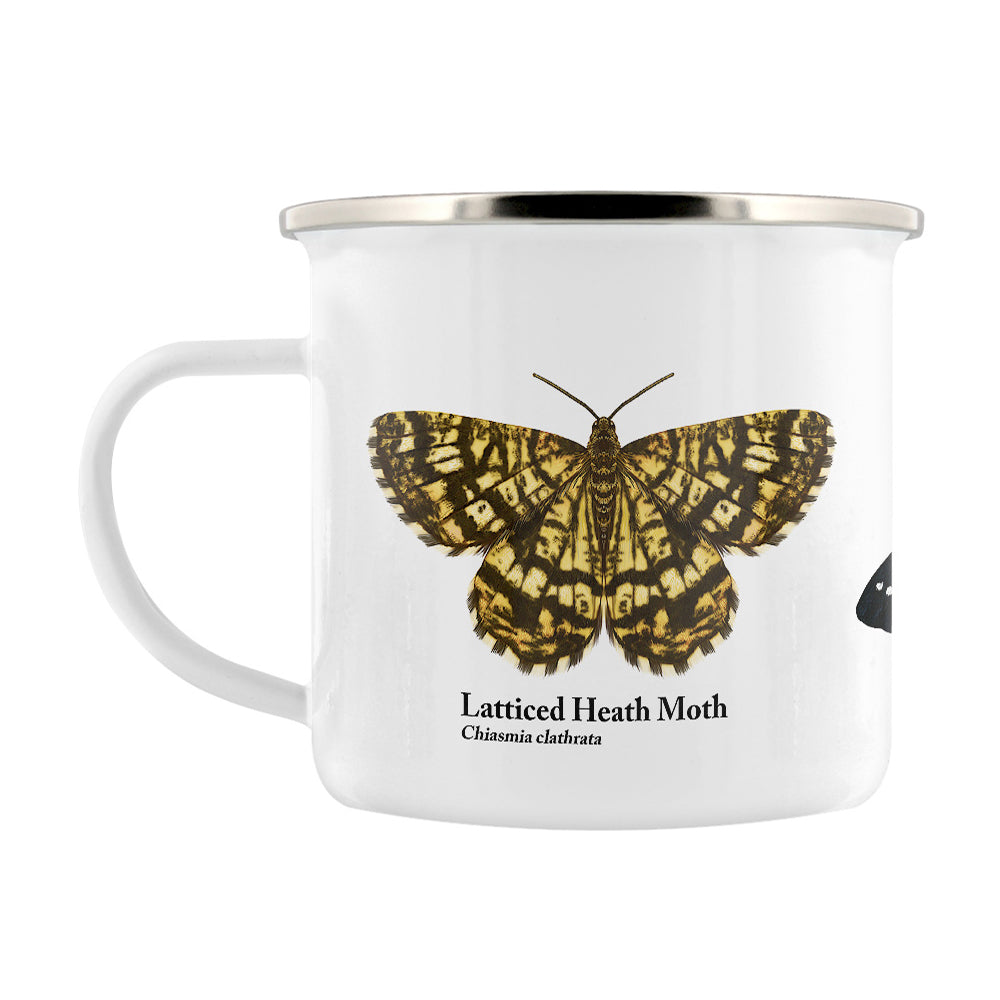 Moth Trio Enamel Mug