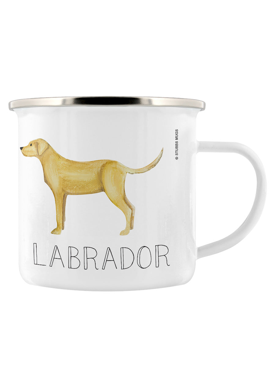 Labrador - I Love My Dog Enamel Mug