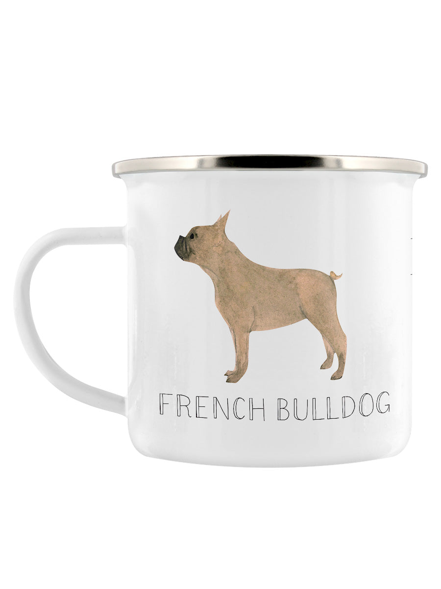 French Bulldog - I Love My Dog Enamel Mug