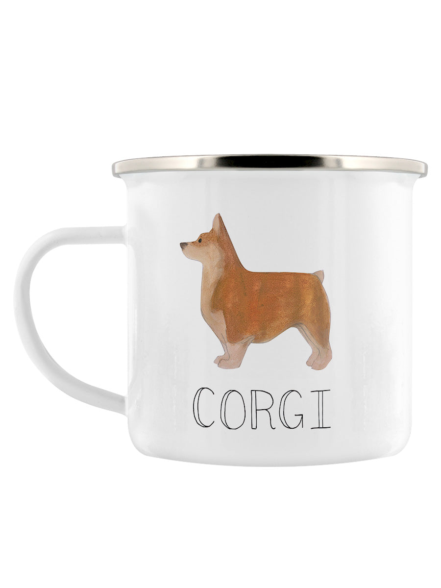 Corgi - I Love My Dog Enamel Mug