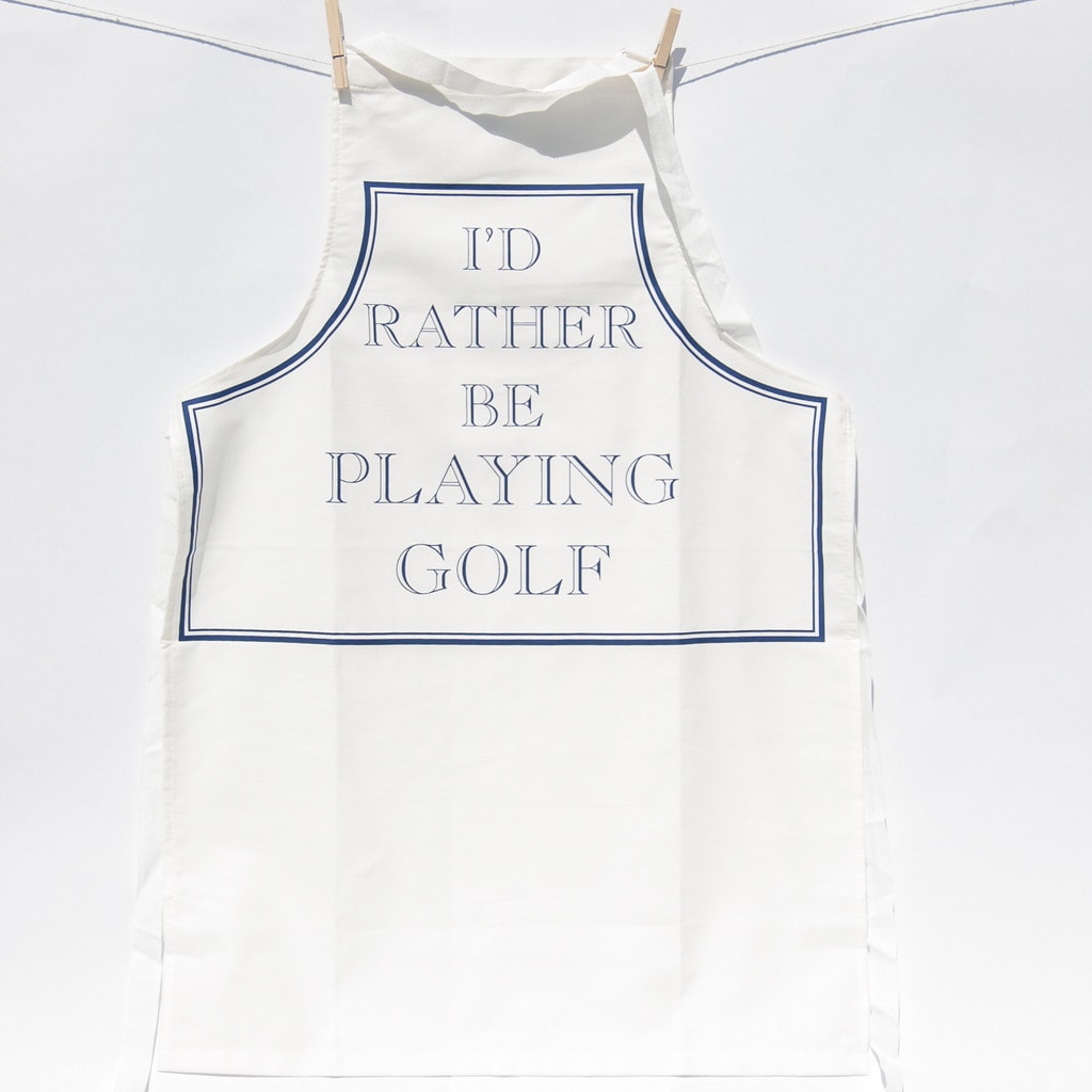 I'd Rather Be Playing Golf Apron