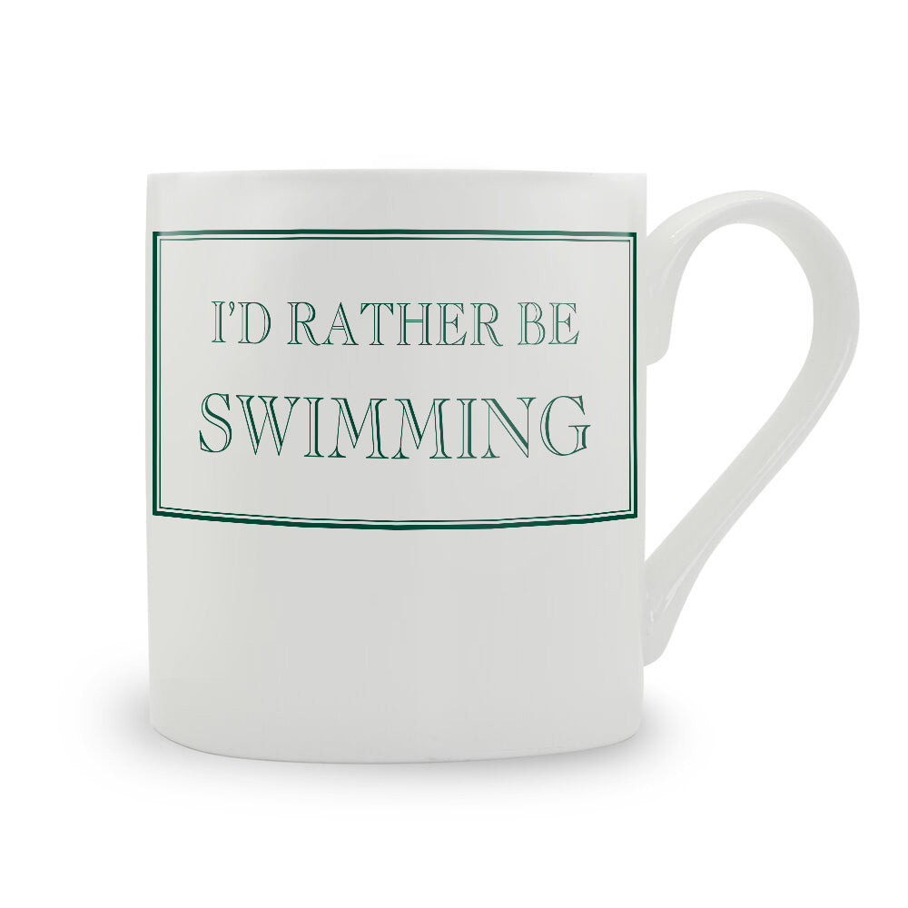 I'd Rather Be Swimming Mug