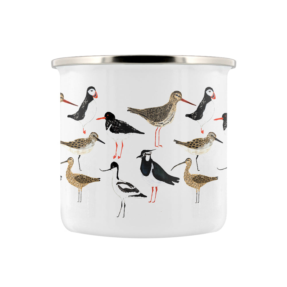 Izzi Rainey Coastal Birds Repeat Enamel Mug