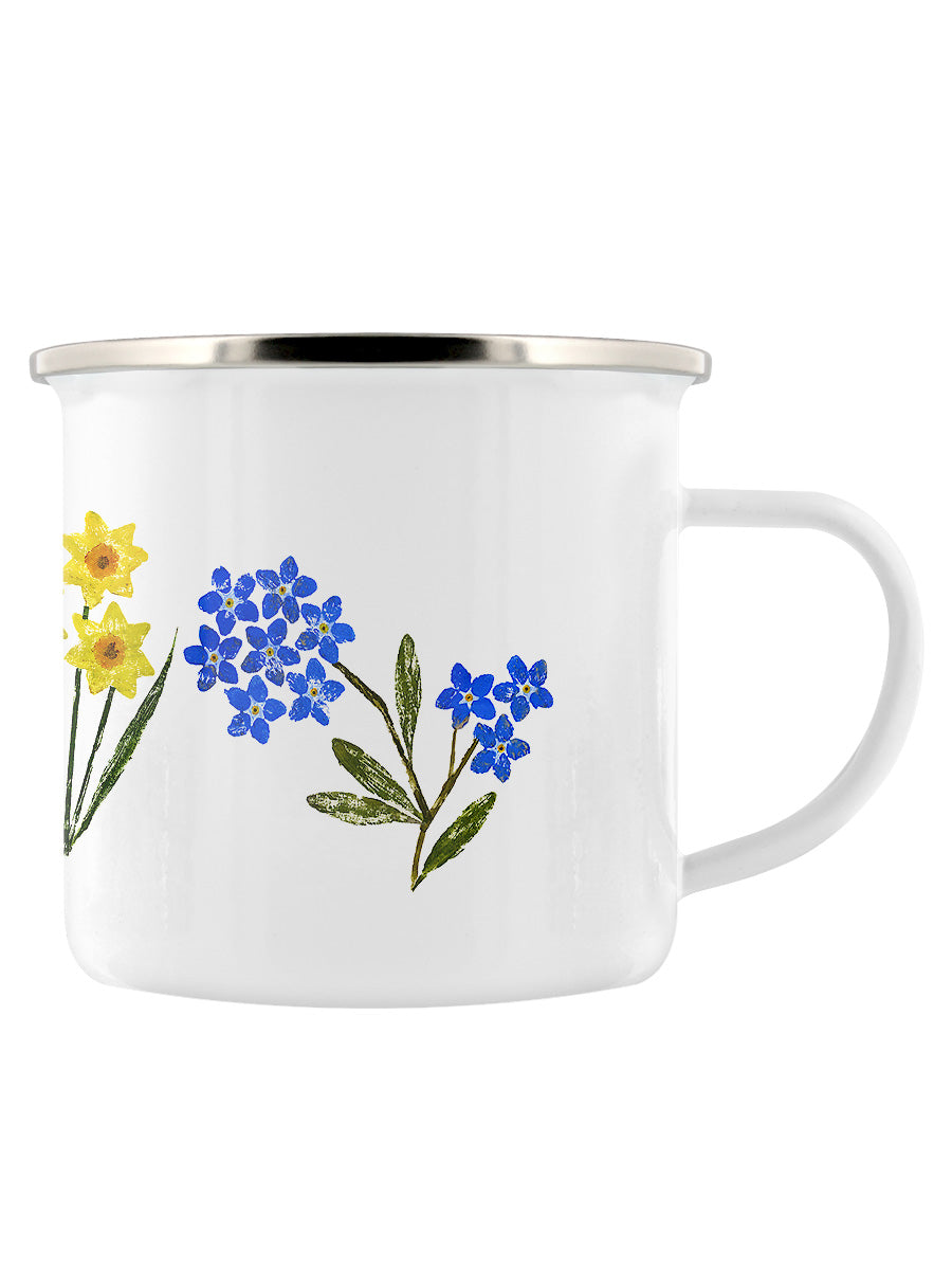 IzziRainey Garden Flowers Enamel Mug