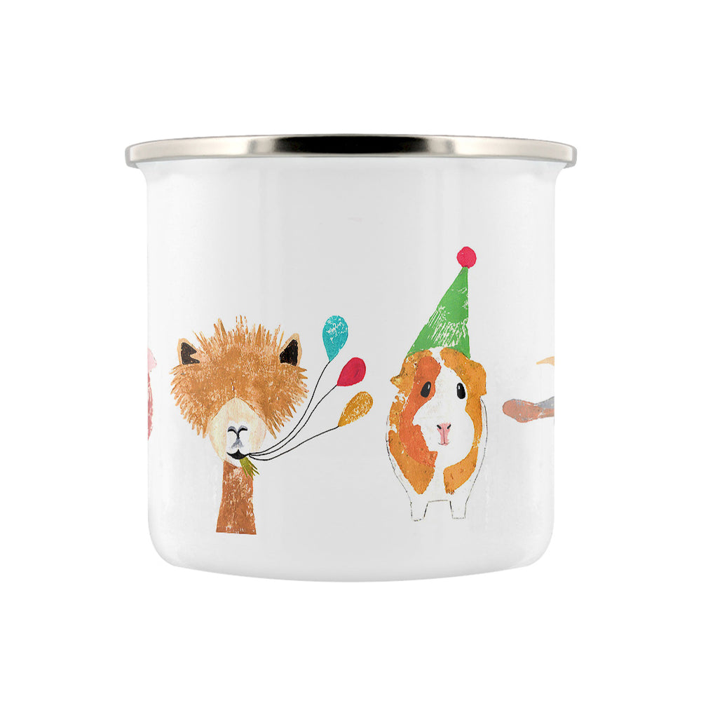 IzziRainey Party Animals Enamel Mug