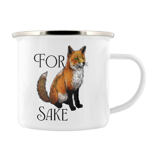 Wild Giggles For Fox Sake Enamel Mug