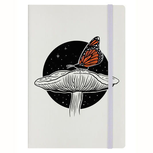 Fungi Friends - Winged Wonder Cream A5 Notebook