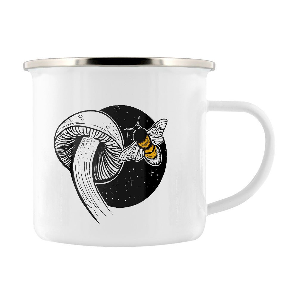 Fungi Friends - Busy Bee Enamel Mug