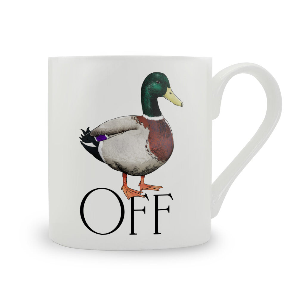 Wild Giggles Duck Off Bone China Mug