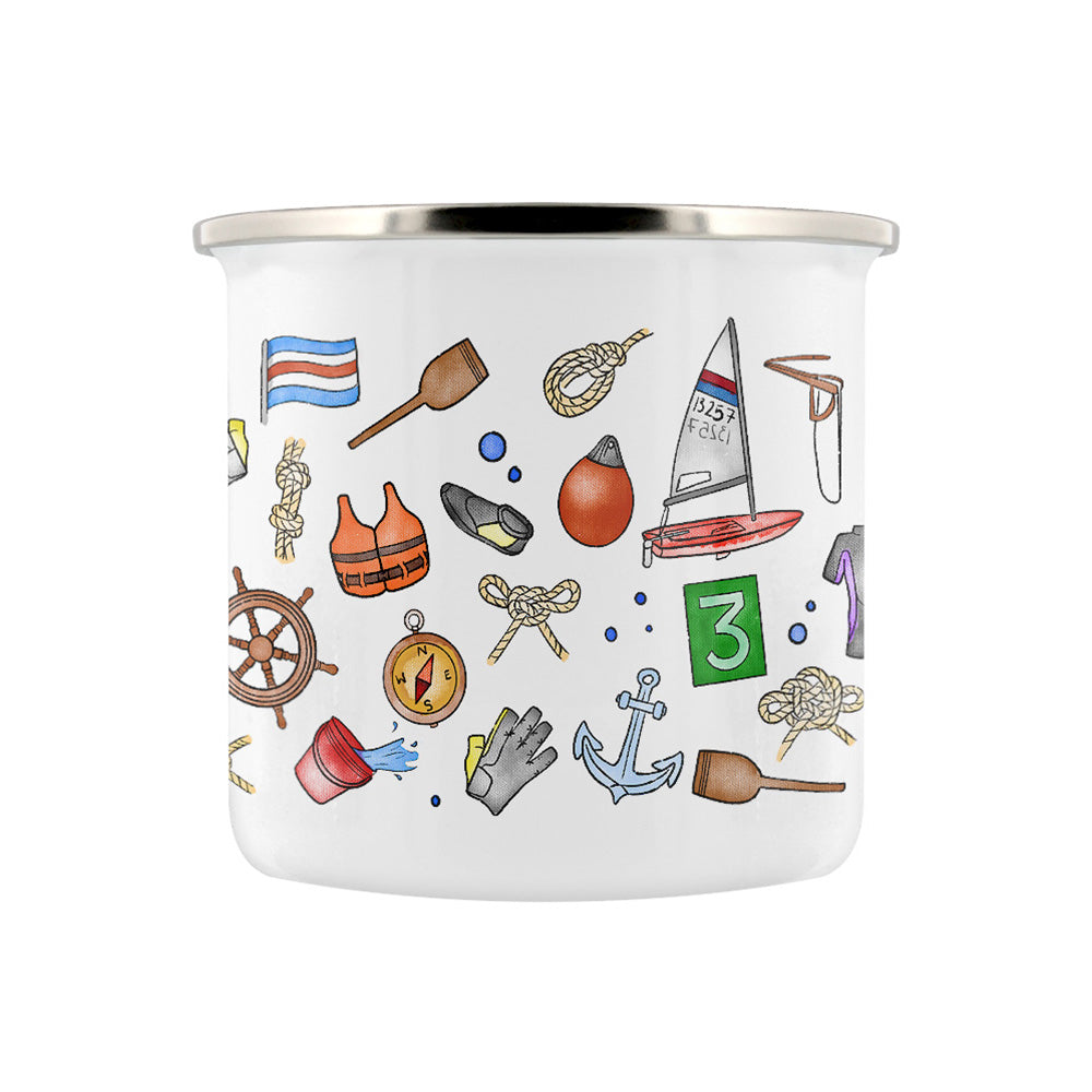 A Little Mug For The Boat Enamel Mug
