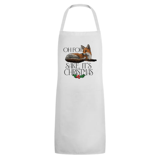Wild Giggles Oh For Fox Sake It's Christmas Apron