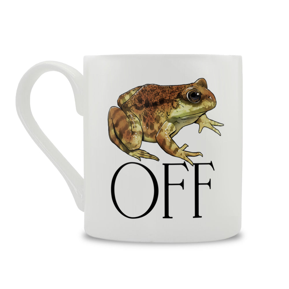 Wild Giggles Frog Off Bone China Mug