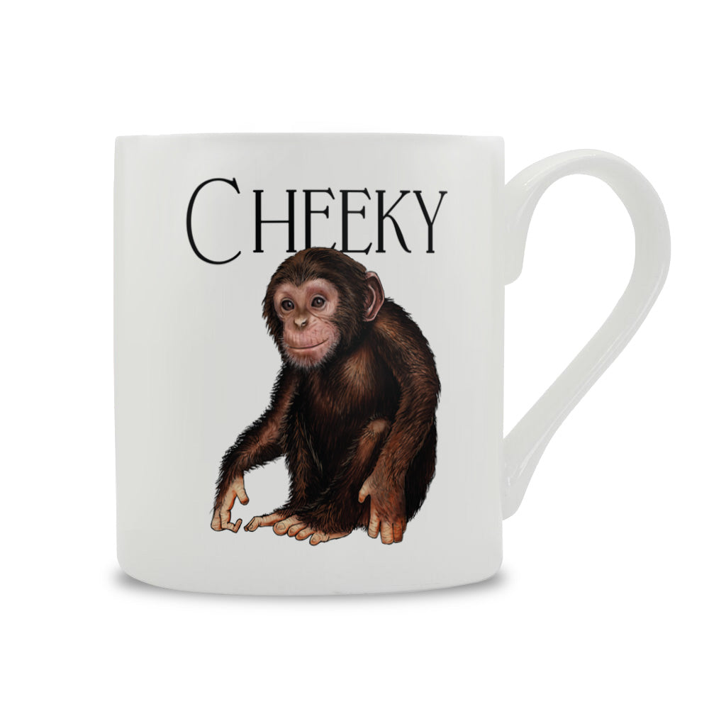 Wild Giggles Cheeky Monkey Bone China Mug
