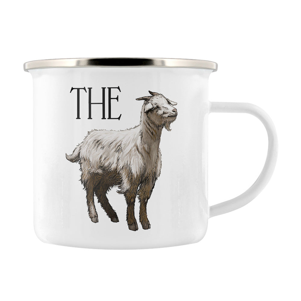 Wild Giggles The Goat Enamel Mug
