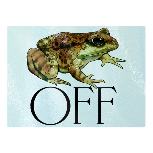 Wild Giggles Frog Off Rectangular Chopping Board