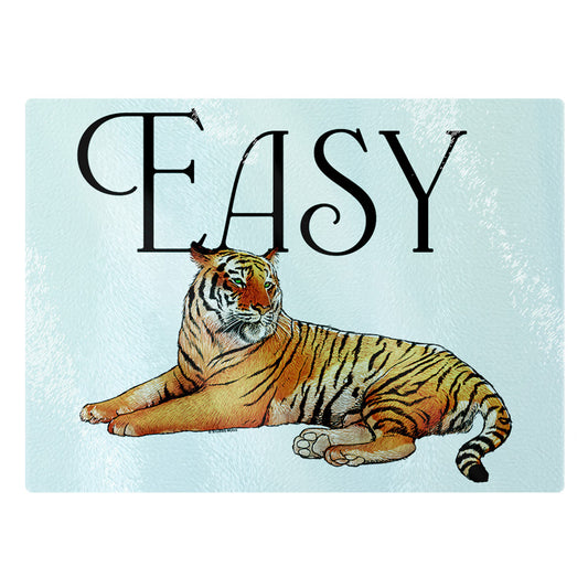 Wild Giggles Easy Tiger Rectangular Chopping Board
