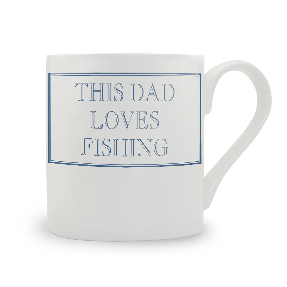 This Dad Loves Fishing Bone China Mug