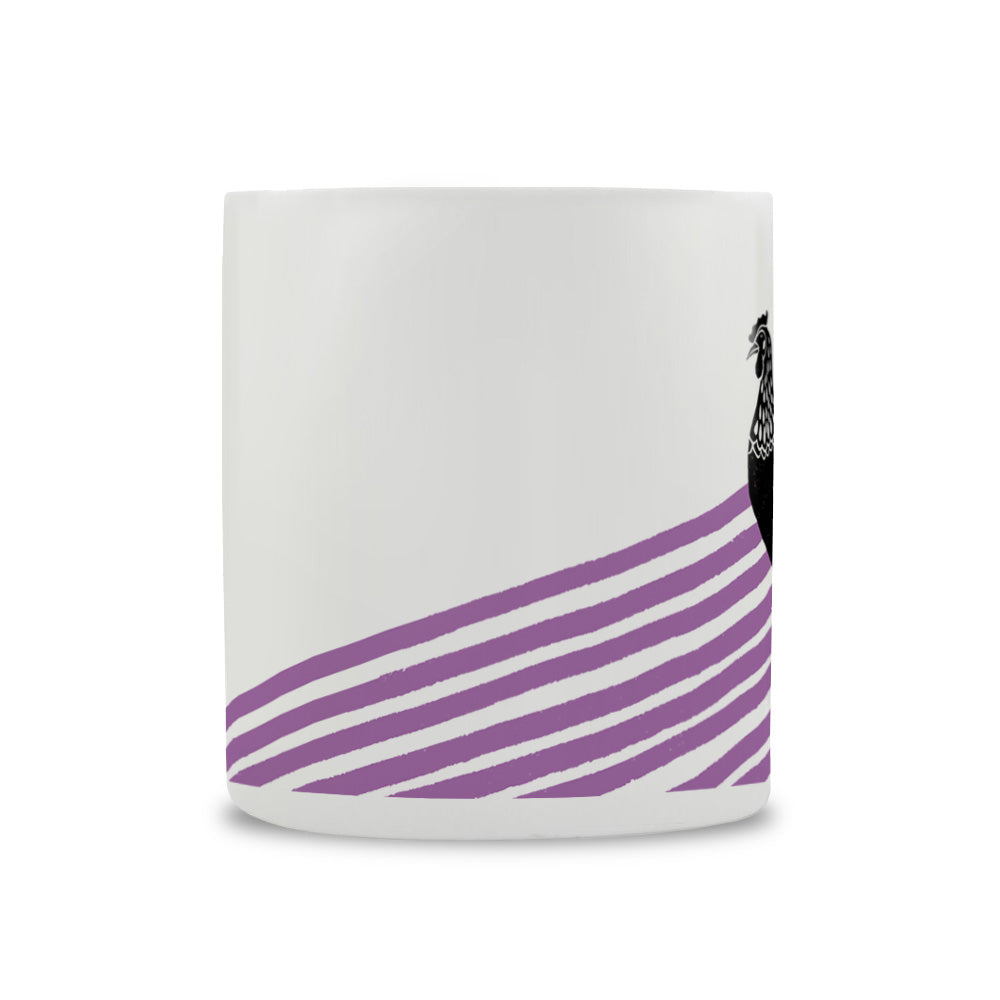 IzziRainey Lilac Chicken Large Bone China Mug