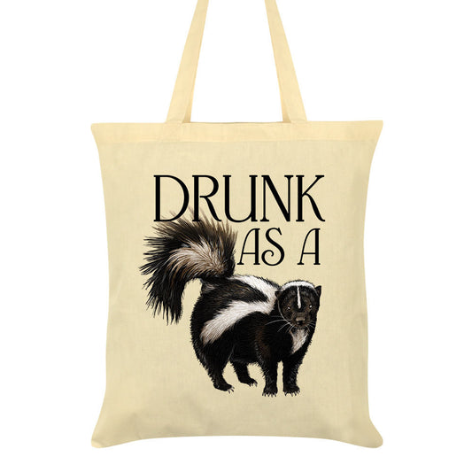 Wild Giggles Drunk As A Skunk Tote Bag