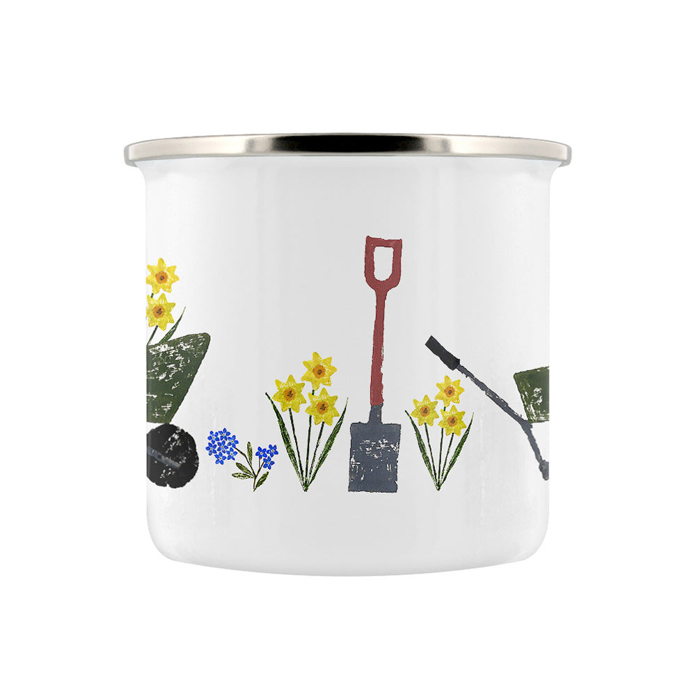 IzziRainey Off To The Garden Enamel Mug