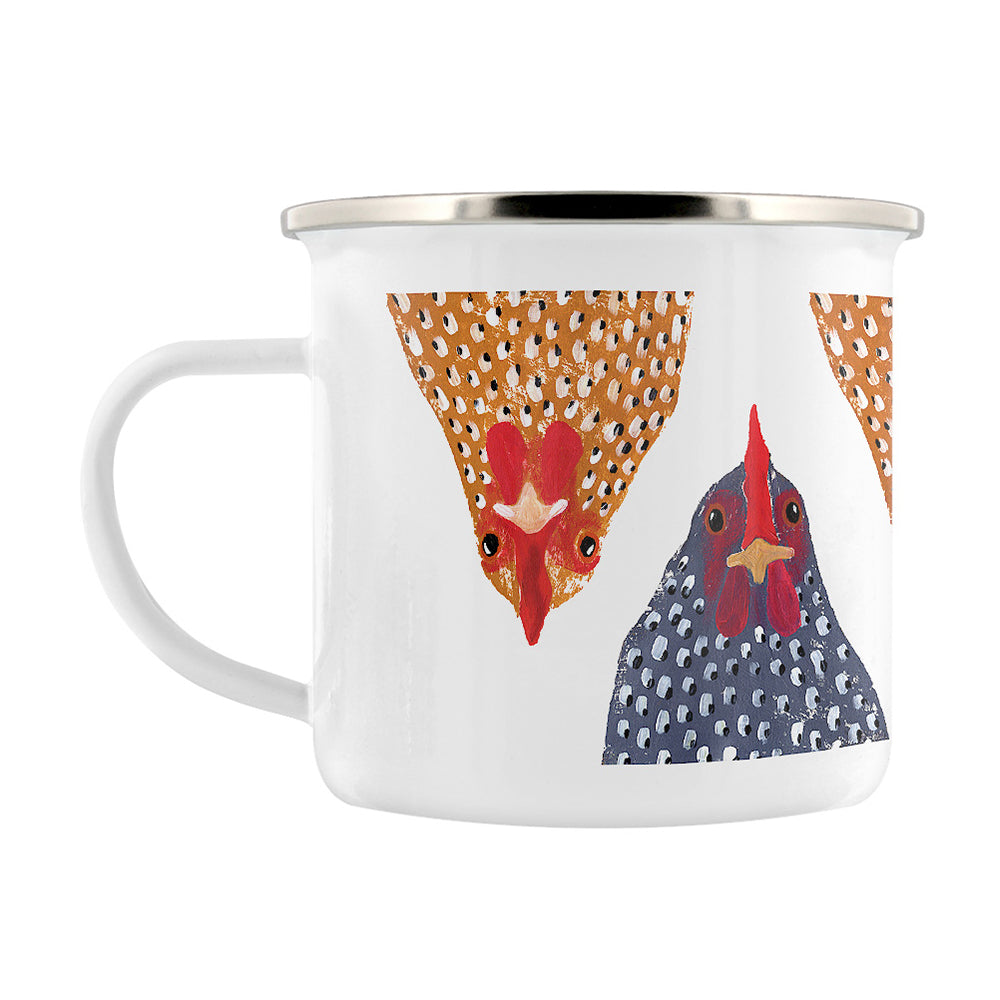IzziRainey Cluck Cluck Enamel Mug