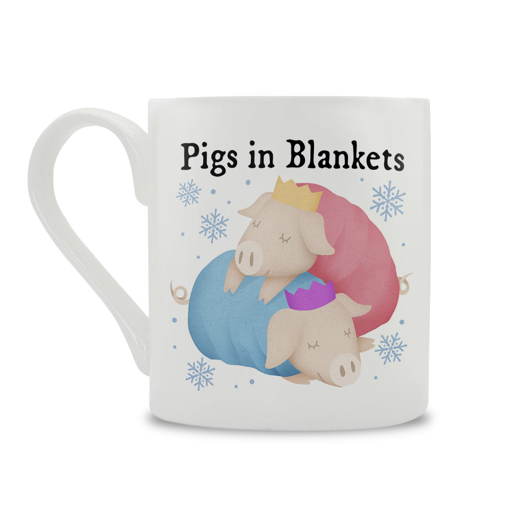 Pigs In Blankets Bone China Mug