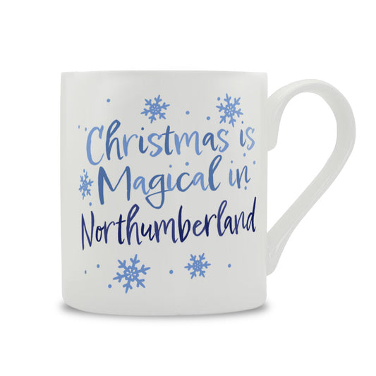 Christmas Is Magical In Northumberland Bone China Mug