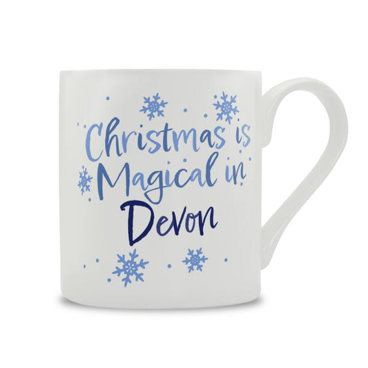 Christmas Is Magical In Devon Bone China Mug
