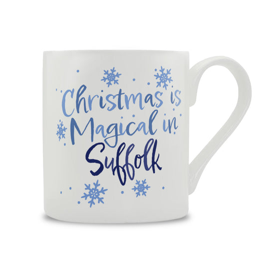 Christmas Is Magical In Suffolk Bone China Mug