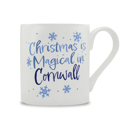 Christmas Is Magical In Cornwall Bone China Mug