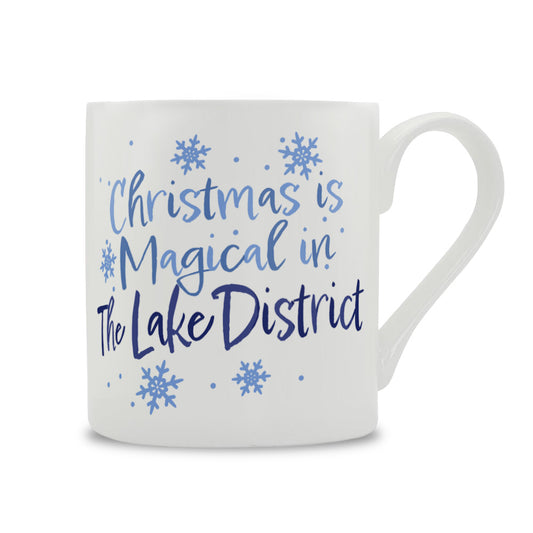 Christmas Is Magical In The Lake District Bone China Mug