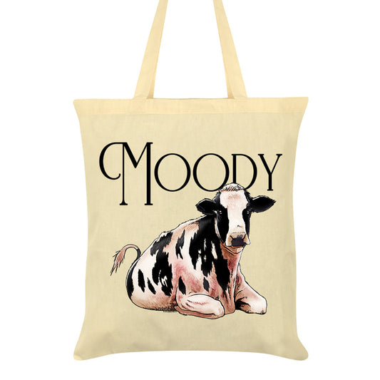 Wild Giggles Moody Cow Tote Bag