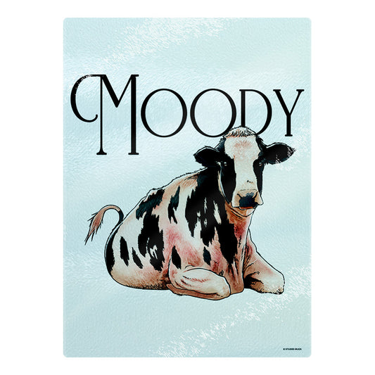 Wild Giggles Moody Cow Chopping Board
