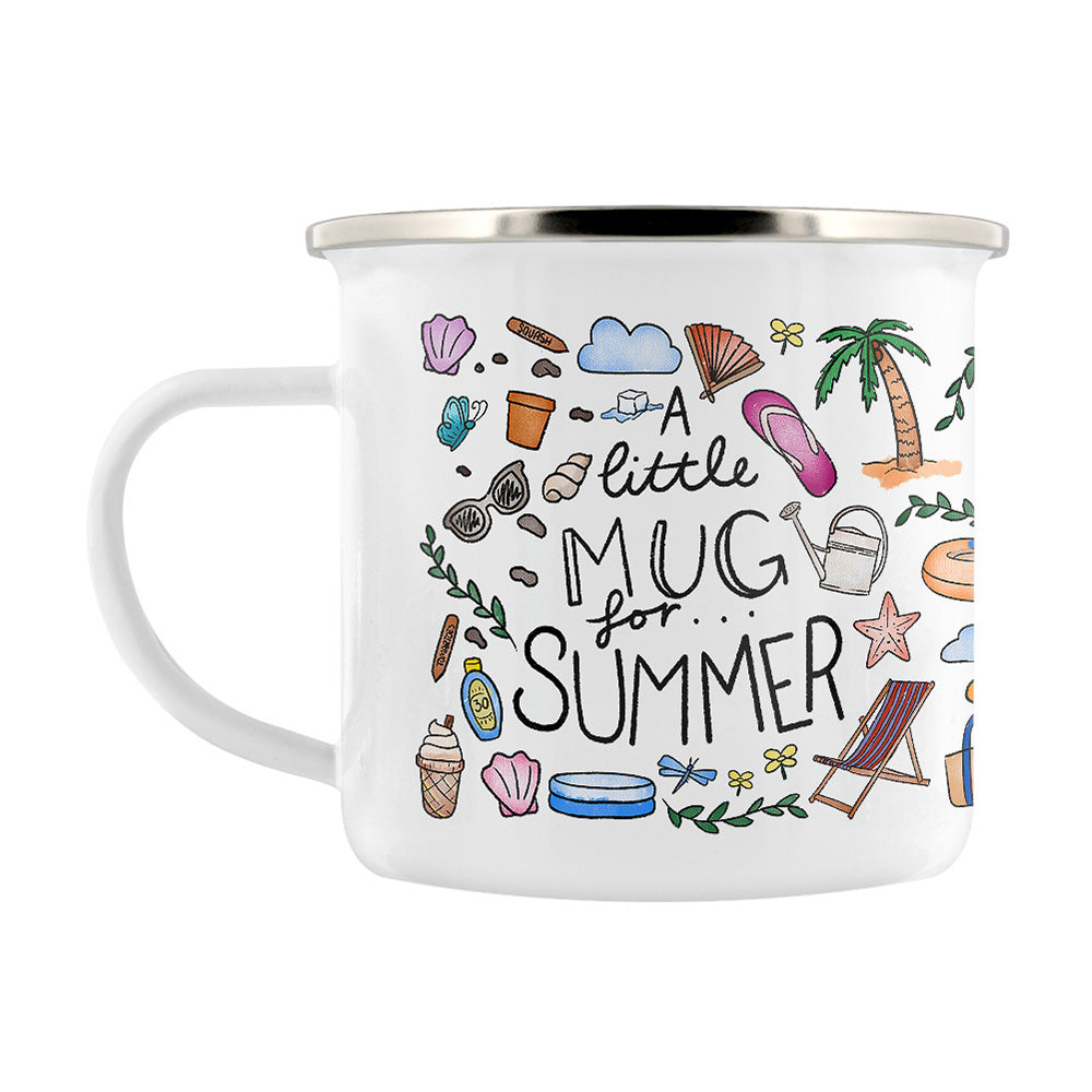 A Little Mug For Summer Enamel Mug