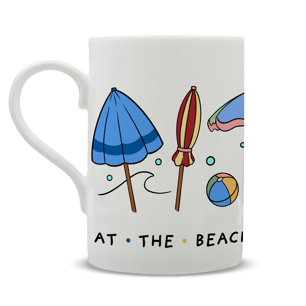 By The Seaside - Life Is Different At The Beach Tall Mug