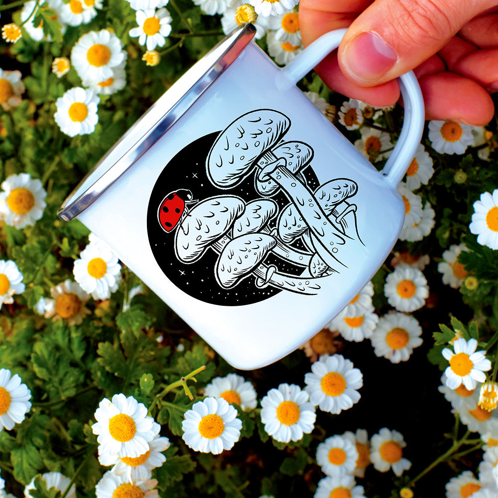 Fungi Friends - Ladybug Love Enamel Mug