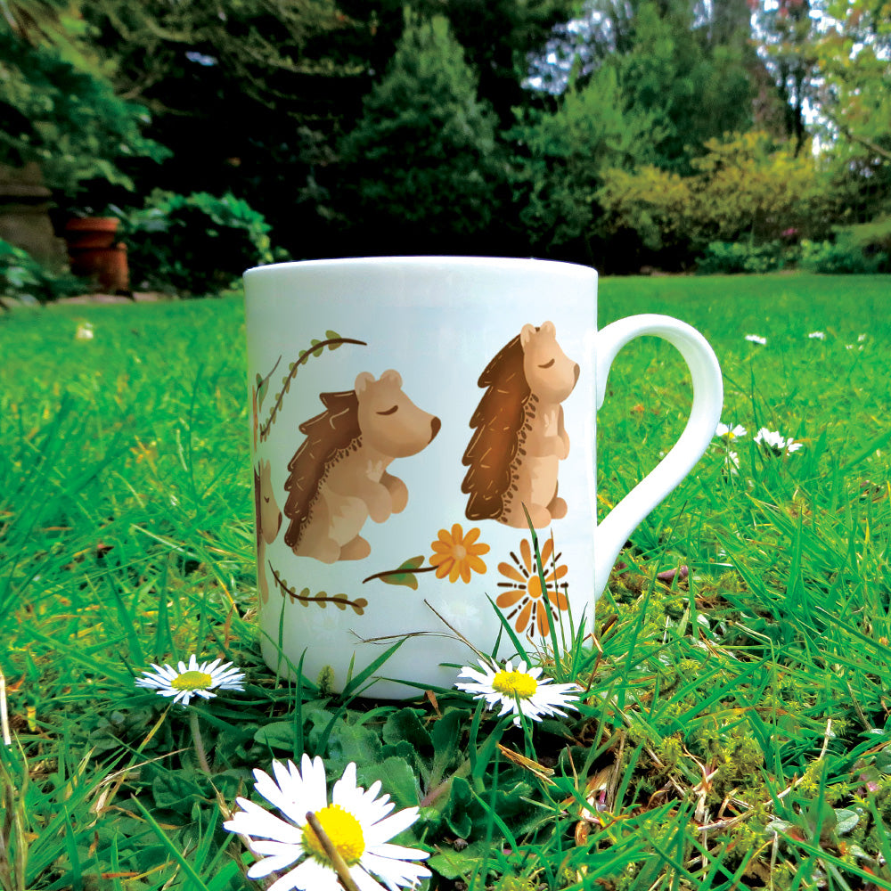 Maple & Twig Hedgehog Bone China Mug