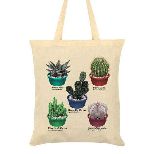 A Spike Of Cacti Natural Tote Bag