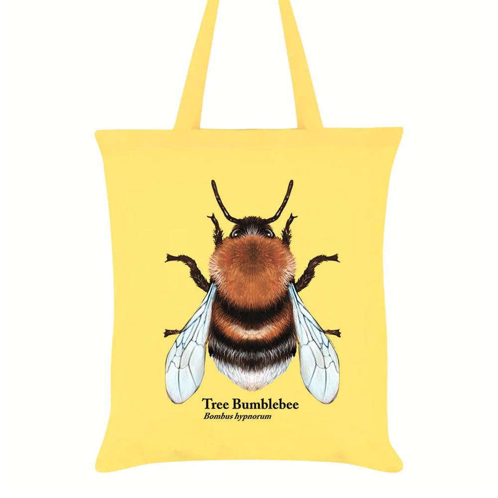 Nature's Delights - Tree Bumblebee Yellow Tote Bag