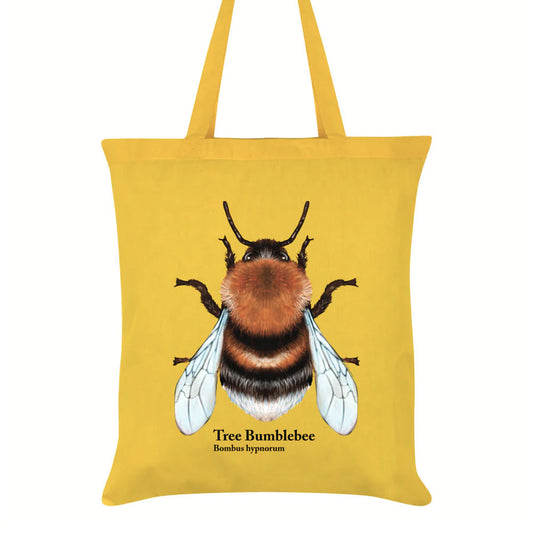 Tree Bumblebee Lemon Tote Bag