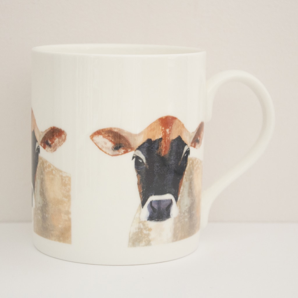 IzziRainey Jersey Cow Bone China Mug