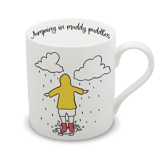 Jumping In Muddy Puddles Mug