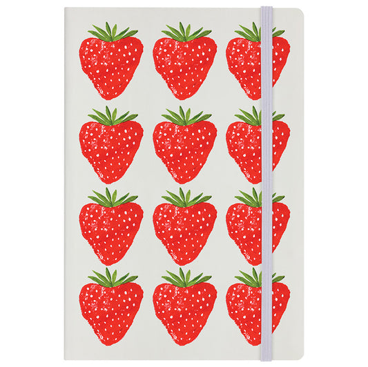IzziRainey Strawberries A5 Notebook