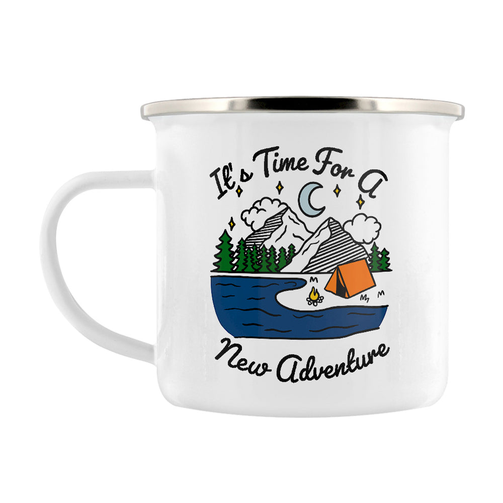 It's Time For A New Adventure Enamel Mug